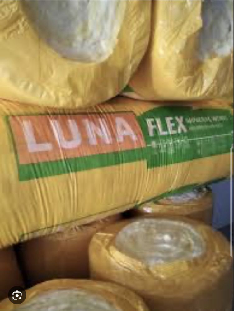 Вата Стъклена LUNAFLEX ODE 50мм 18м2 РОЛКА