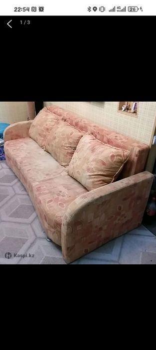 Продаётся диван раскладной б/у в хорошо состоянии.