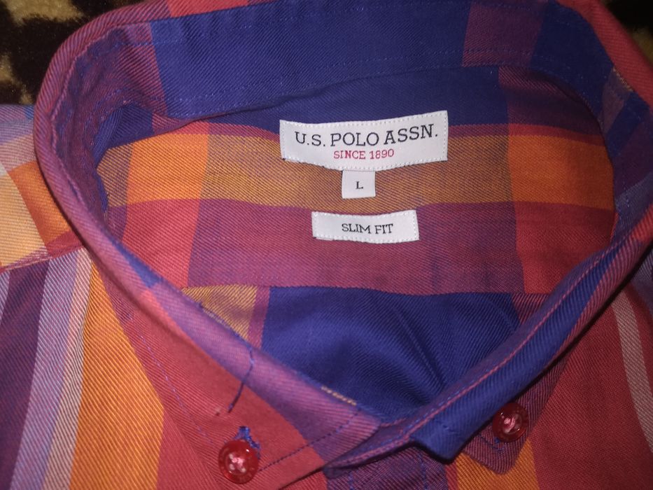 Cămașă mărimea L, US POLO ASSN (slim fit) noua fără etichetă