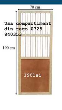 Usi de comparimente 190/70/2