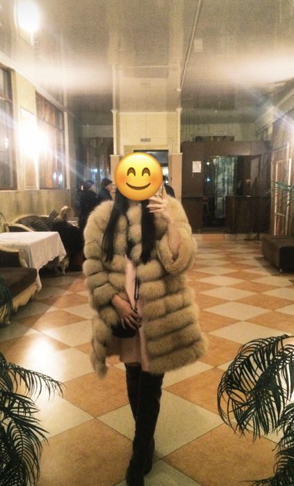 Шуба песец трансформер