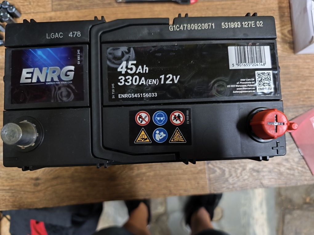 Акумулатор Enrg 12v 45ah