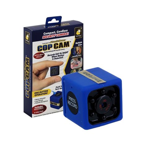 Camera portabila Spy COP CAM cu Night Vision Senzor Mișcare + mSD 8GB