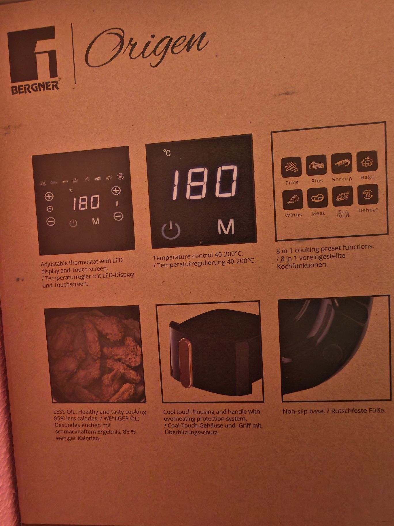 Friteuza 4.8L NOUA air fryer