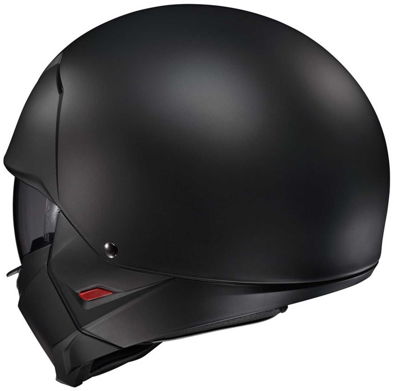Мото Каска за мотор  HJC i20 Black Solid ,XXL 63-64лв. сваляема брада