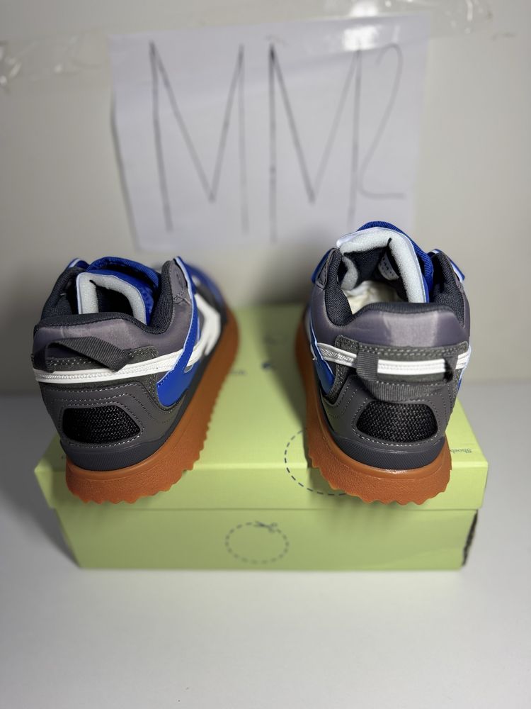 Off-White Sponge Mid-Top Sneakers 'Blue White Grey Tan'
