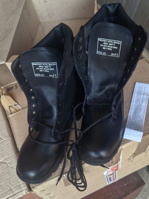 Bocanci/Ghete tactice înalte din piele
