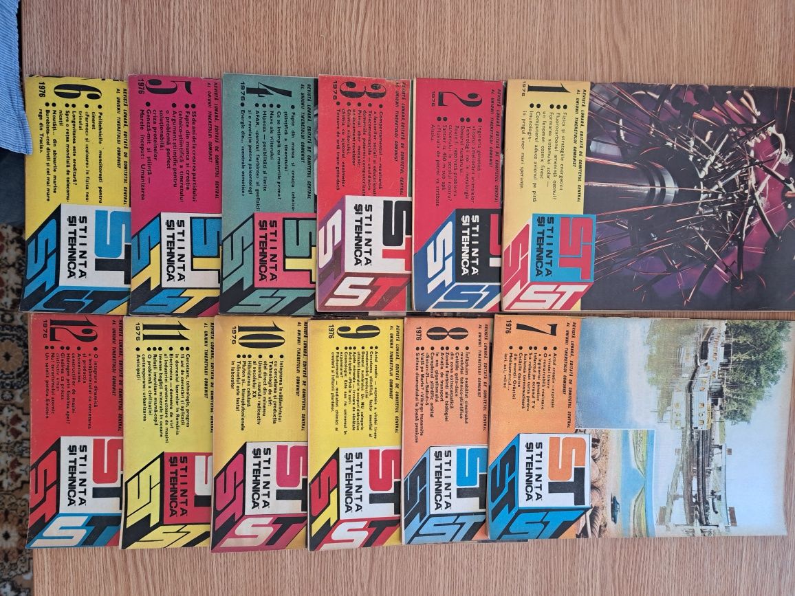 Revista "Stiinta si tehnica", 1964, 1971, 1976, 1978 si 1979, 450 lei