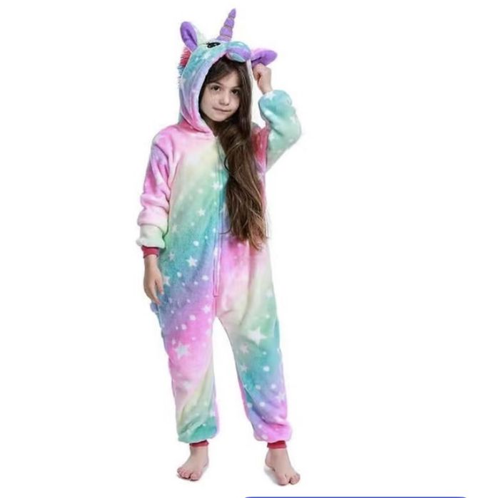 Кигуруми пижамы в наличии новые для девочек единорог