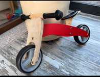 Bicicleta lemn fara pedale