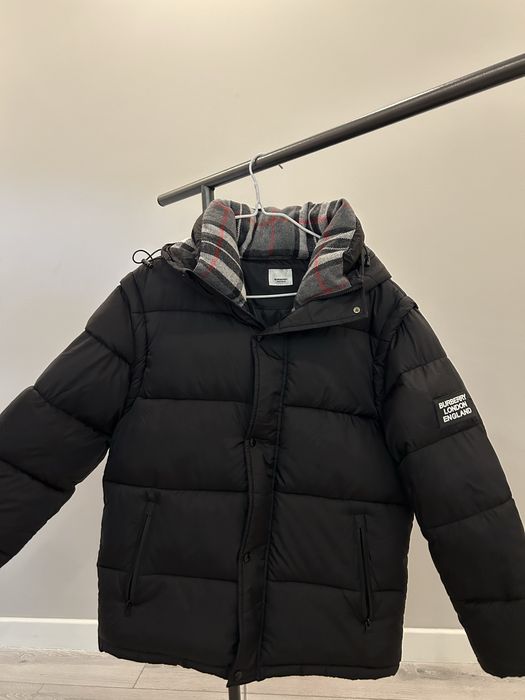 Новый Burberry пуховик 5XL. Black/Plaid