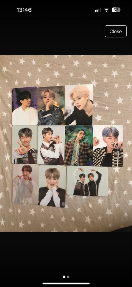 Photocarduri BTS si Stray Kids
