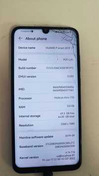 Huawei P20 crapat, FUNCTIONAL FARA PROBLEME, NECODAT de fabrica