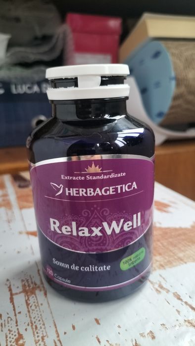 Supliment alimentar RelaxWell pentru somn de calitate