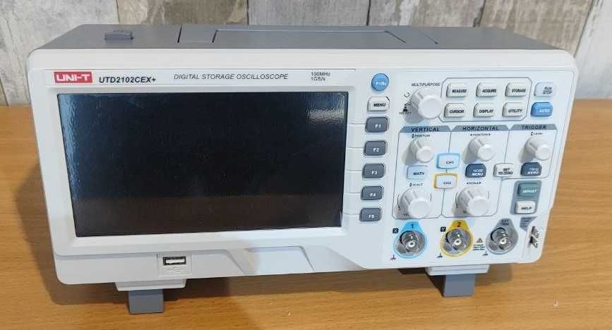 Осциллограф UNIT UTD2102CEX+ 2 канала 100МГц 1GS/s, новый