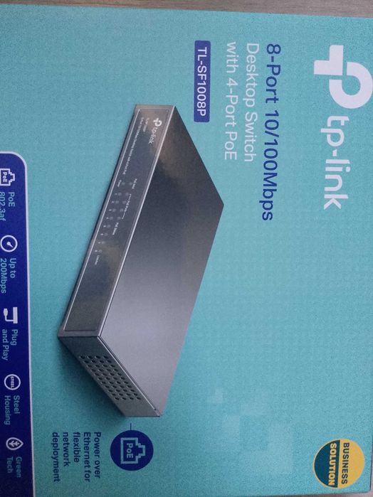 Коммутатор dahua DH-CS4006 и два TP-LINK TL-SF1008P