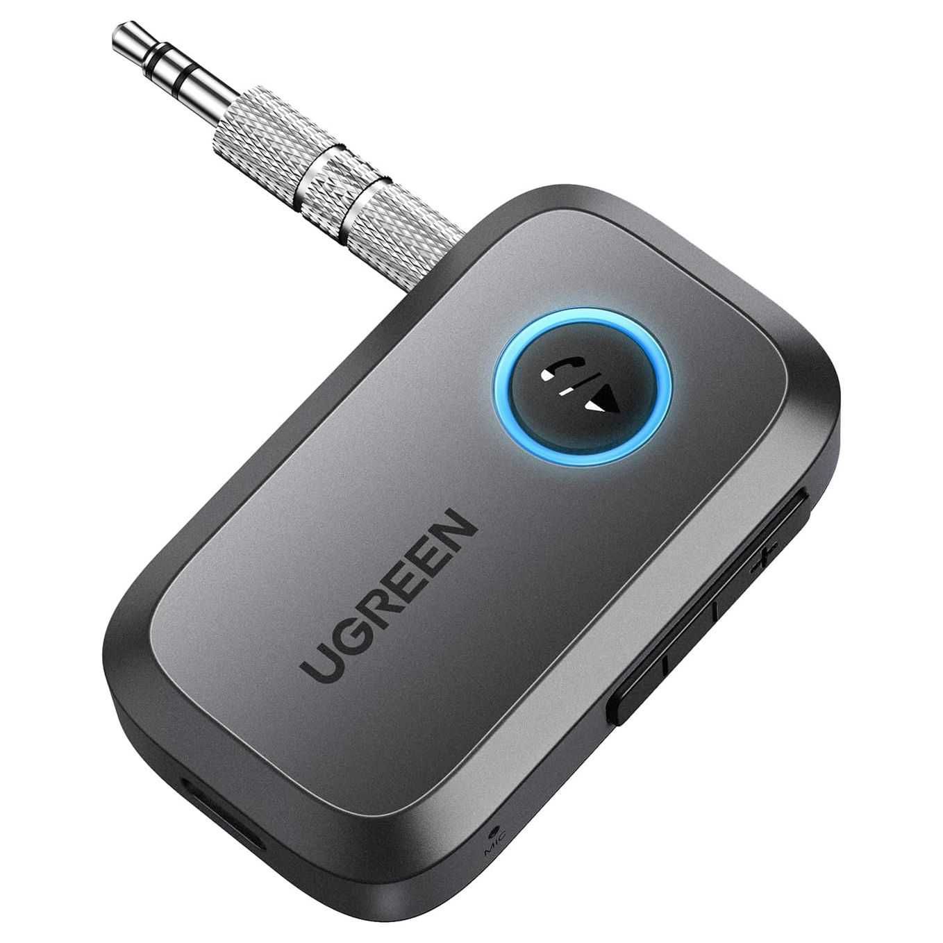 UGREEN CM596 Bluetooth v5.3 трансмитер/приемник с 3.5mm AUX свързване