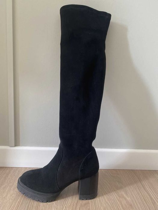 Сапоги ботфорты почти новые!