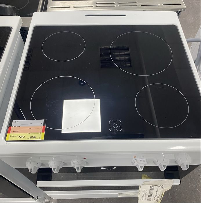 Свободностояща печка с керамични котлони Gram