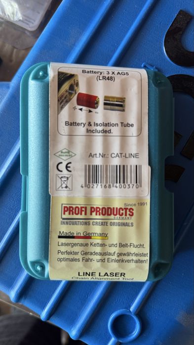 Laser Profi L-CAT pentru aliniere lanț moto