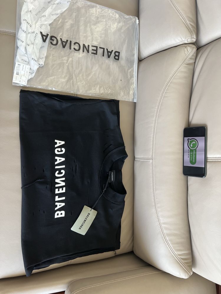 Tricou unisex oversized Balenciaga inside out t-shirt