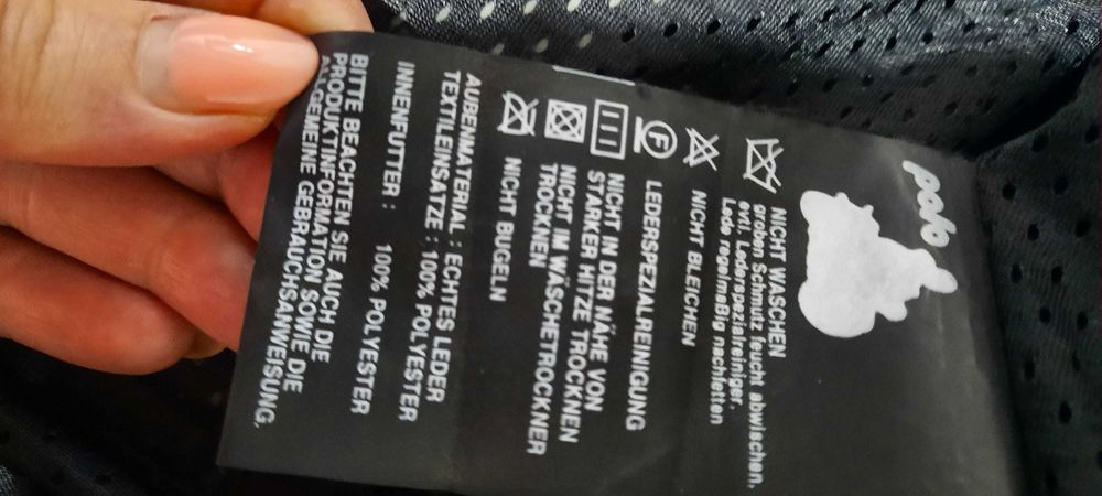 Дамско кожено мото яке Polo