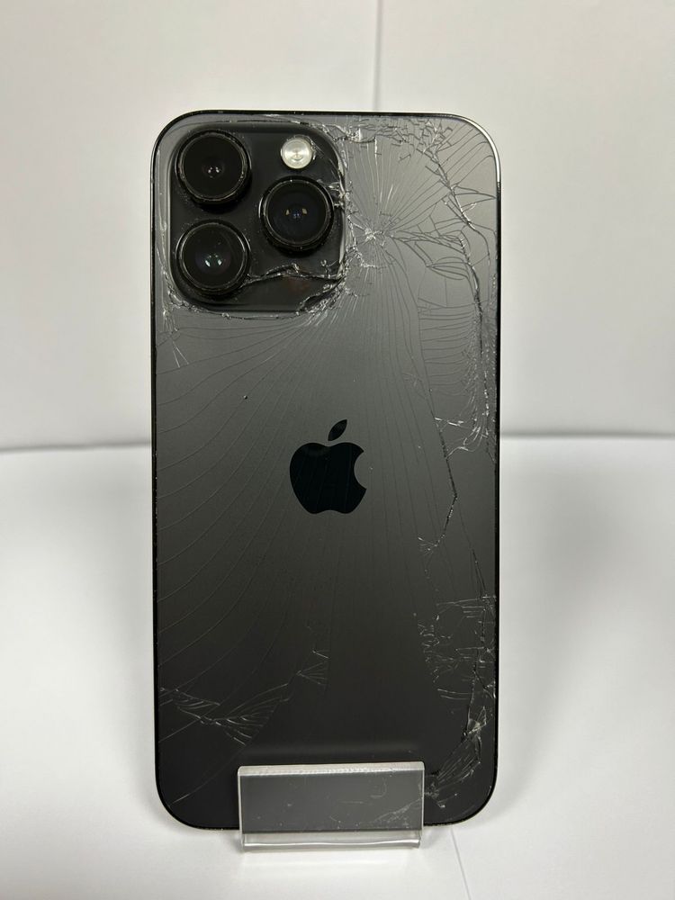 iPhone 14 ProMax, Space Black, 128Gb spate crapat