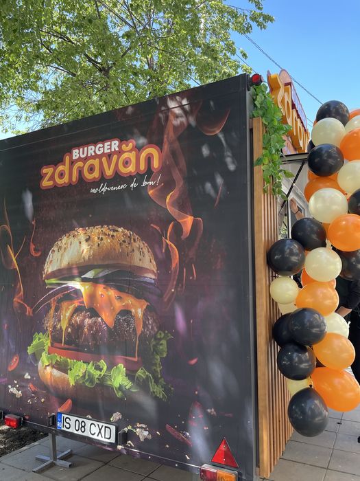 Fast Food Burger Zdravan -Rolota Comerciala