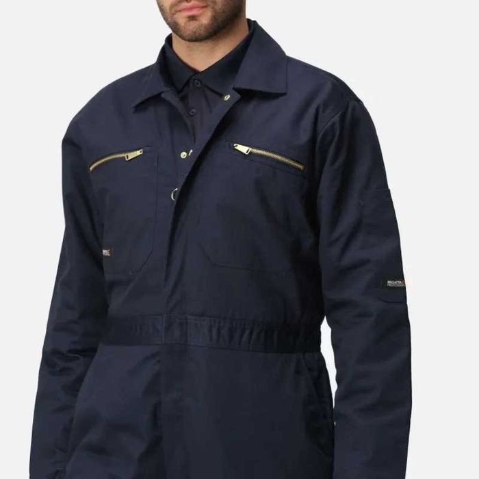 Акция !!! Мъжки зимен ватиран работен гащеризон RETRJ515R