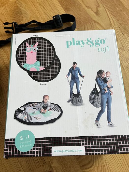 Play&GO Lama – Saltea activitati bebe/Sac depozitare jucarii