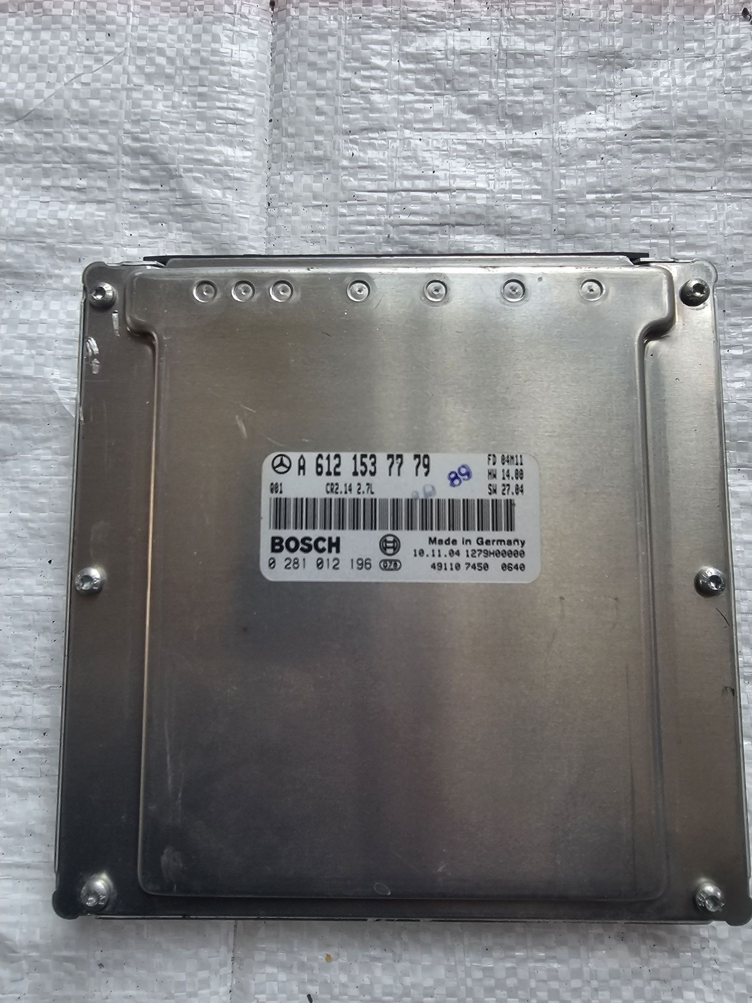 Calculator motor ecu Mercedes C-Class (2001-2007) [W203] 2.7 cdi a6121