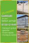 GARDURI din placi beton armat.Modele diverse.Transport gratuit acum.