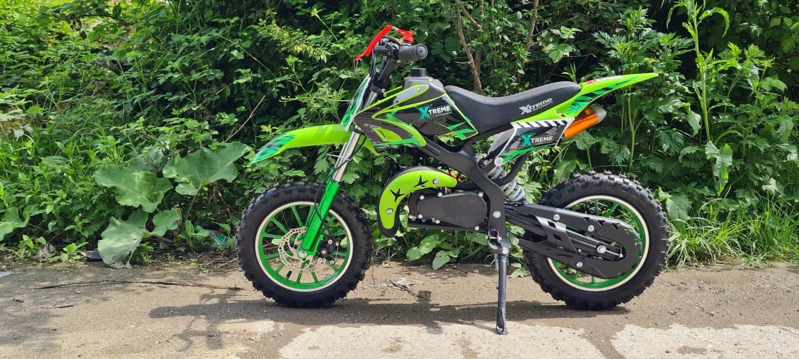 Motocross motoretă Cross Pocket Bike pentru copii cu motor pe benzina