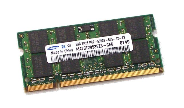 Memorii RAM 1GB DDR2 667Mhz PC2-5300S Laptop SO-DIMM NOI!