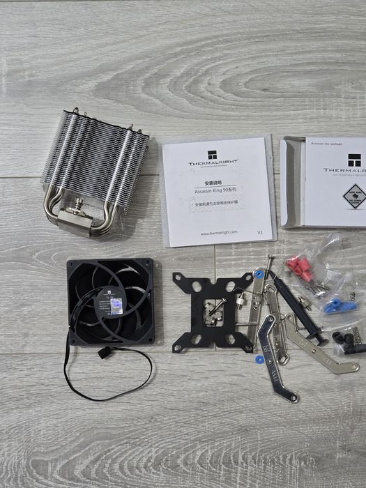 Cooler CPU Thermalright AK90, 5 heatpipes, 125mm, silențios