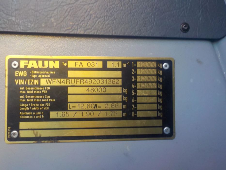 Faun ATF 65 G - 4 Stare perfecta de functionare, cablu nou, cablu date nou.