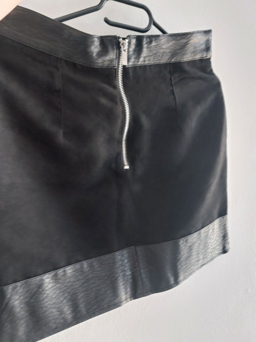 Fusta mini imitatie piele