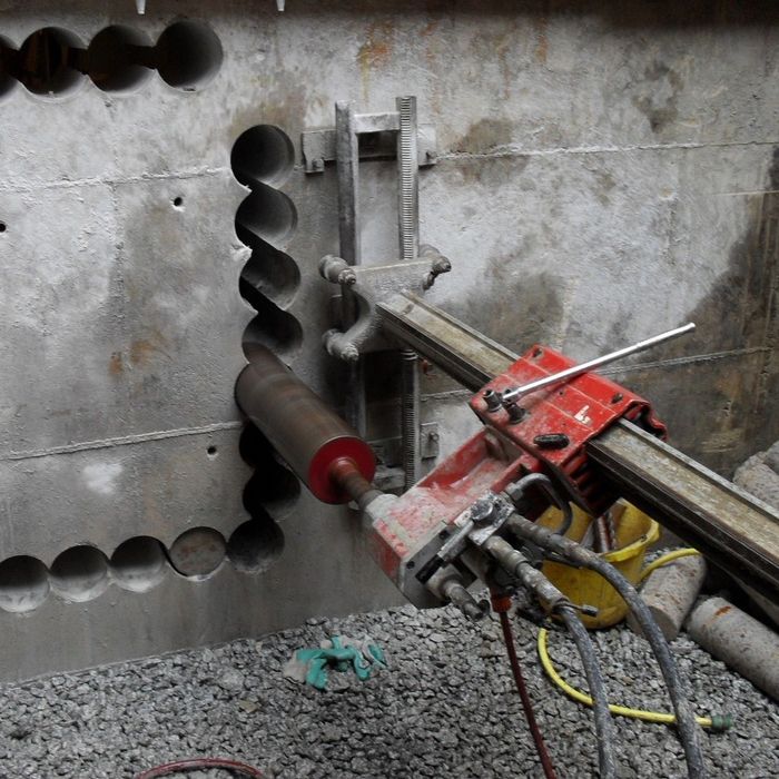 Алмазное бурение, сверление.