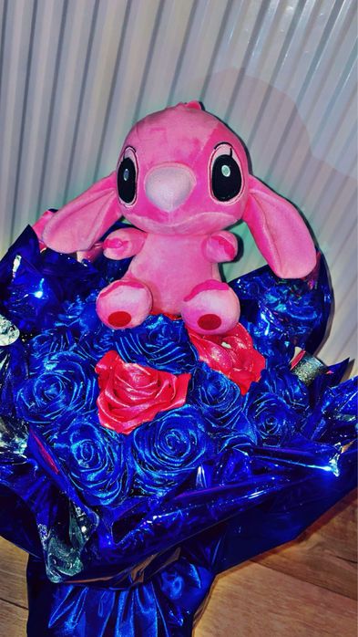 Buchet stitch din satin