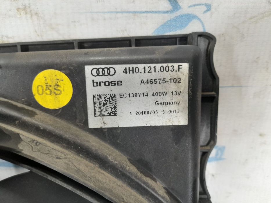 Electroventilator 4H0121003F  4.2 tdi CDSB Audi A8 D4/4H [2010 - 2014