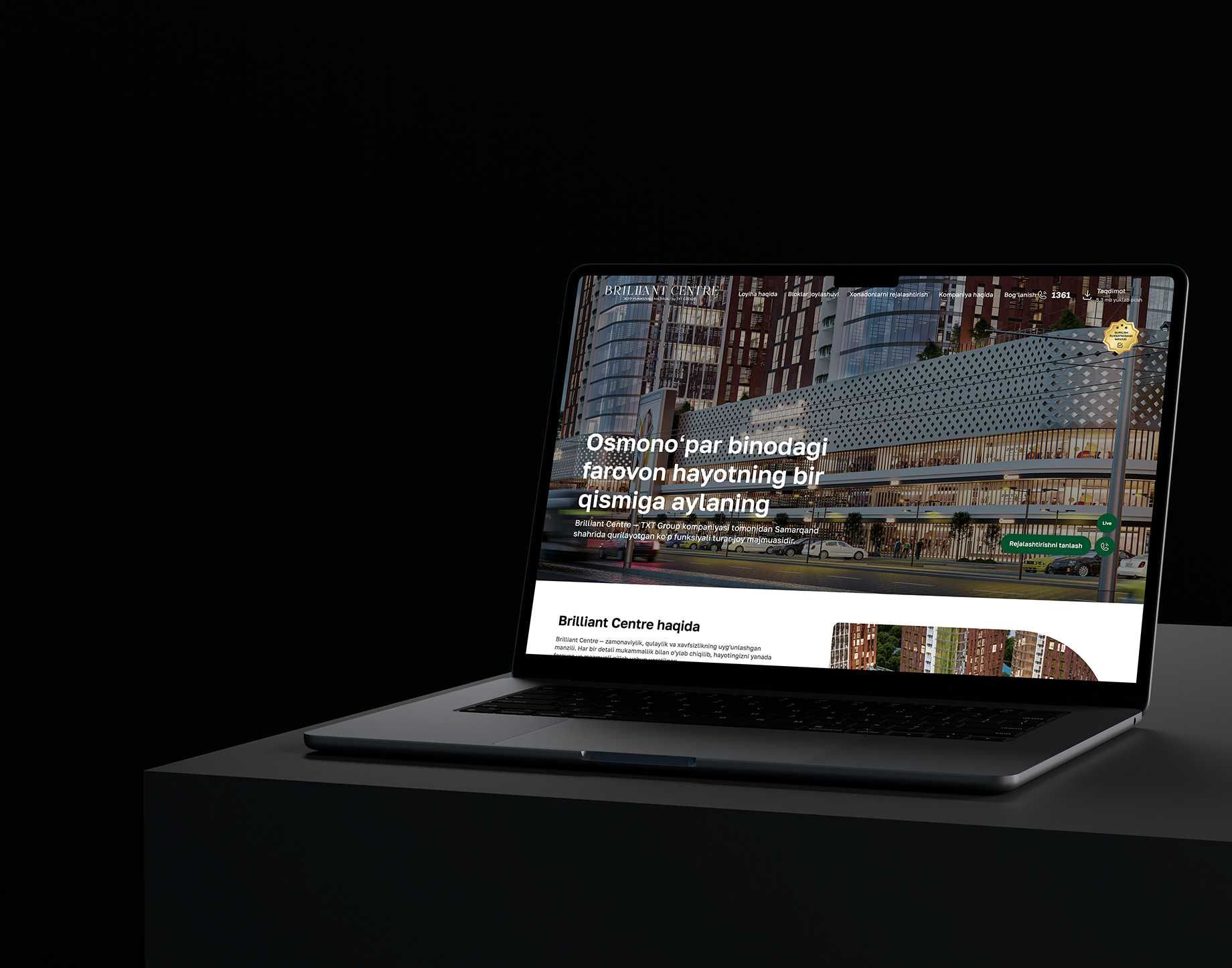 Professional Web-sayt yaratish xizmati