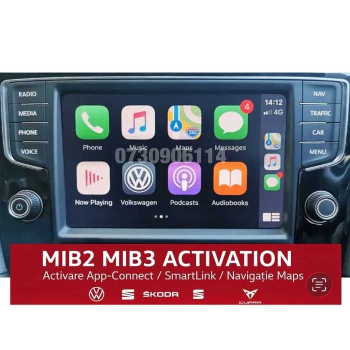 Cheie activare App-Connect Volkswagen Passat B8 Carplay Android Auto
