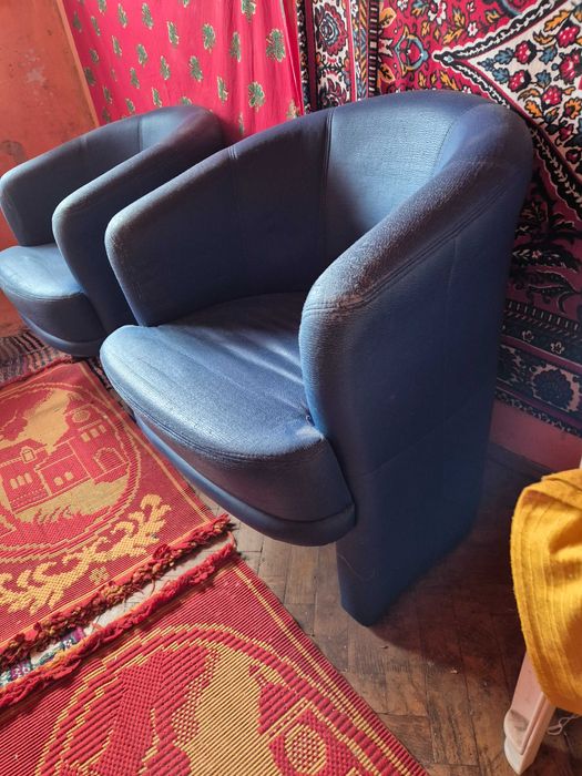 2 Fotolii scoică Albastre