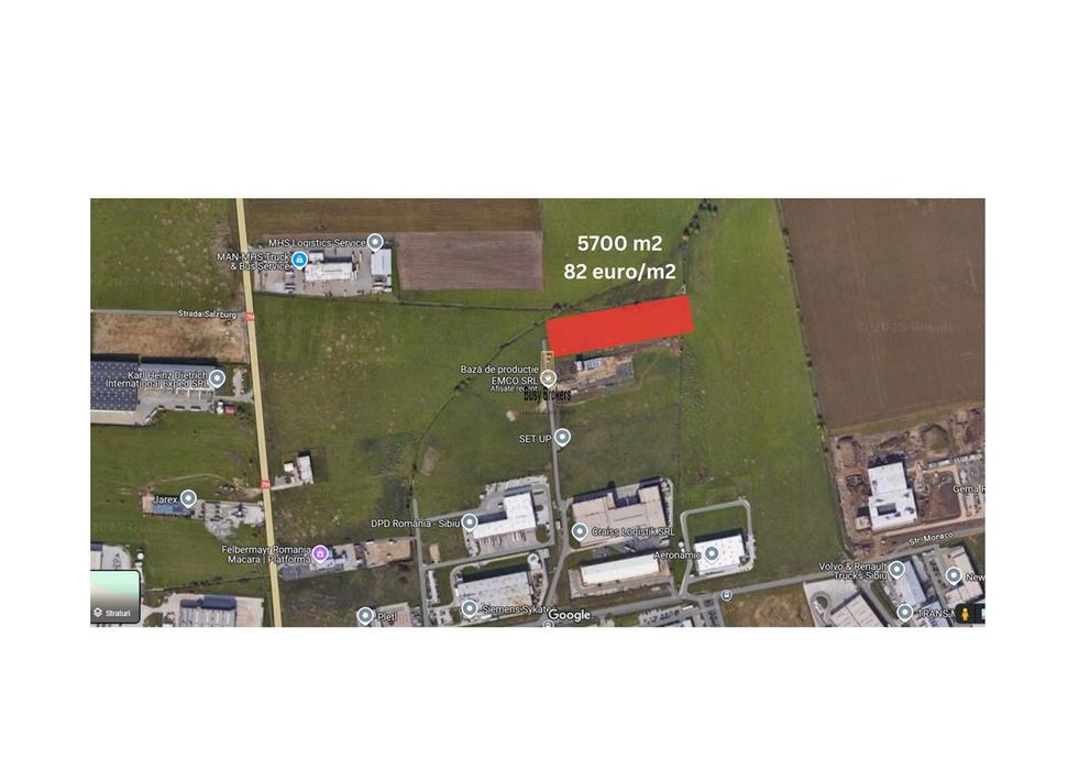 5700 mp - Teren constructii industriale