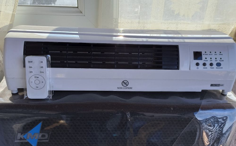 Termoventilator orizontal cu telecomandă 200lei