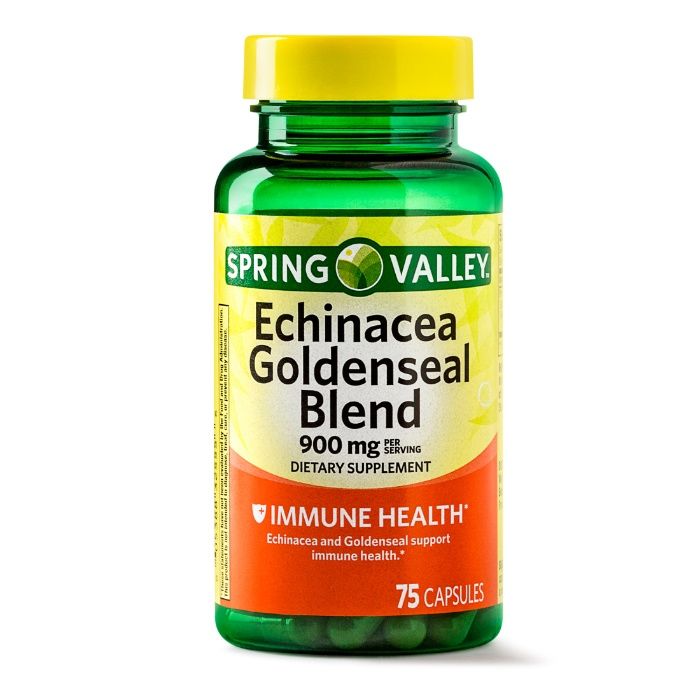 Echinacea Goldenseal Blend, 900 мг, 75шт Эхинацея + золотой корень