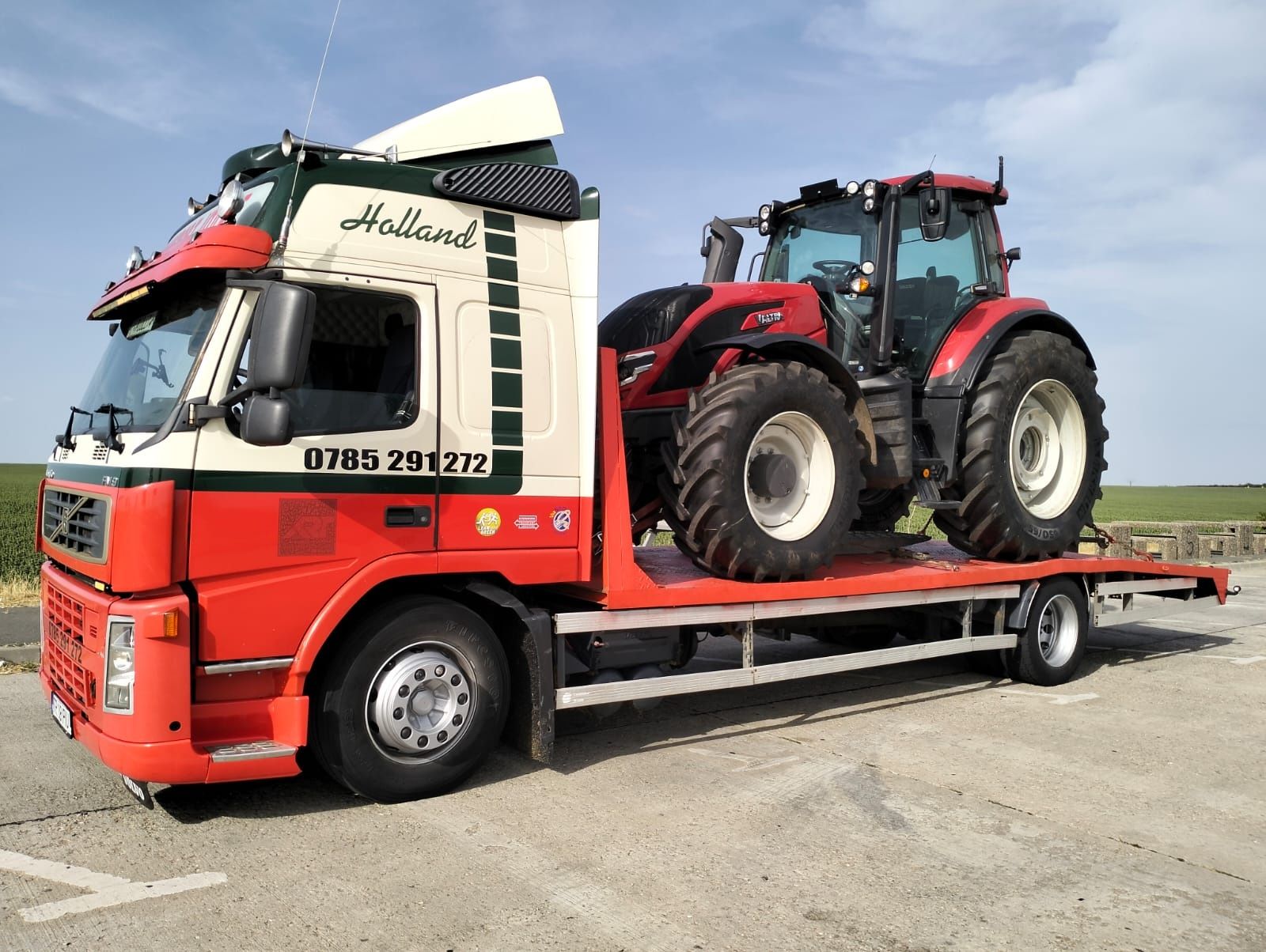 Tractări Auto ALEXANDRIA transport tractor Combina Bascula Camioane