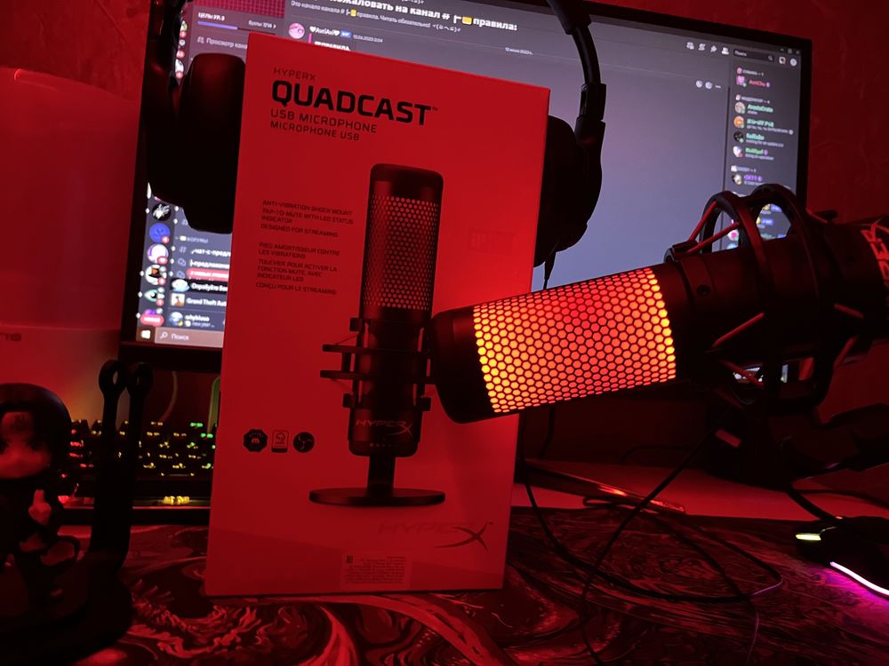 Микрофон Hyperx Quadcast