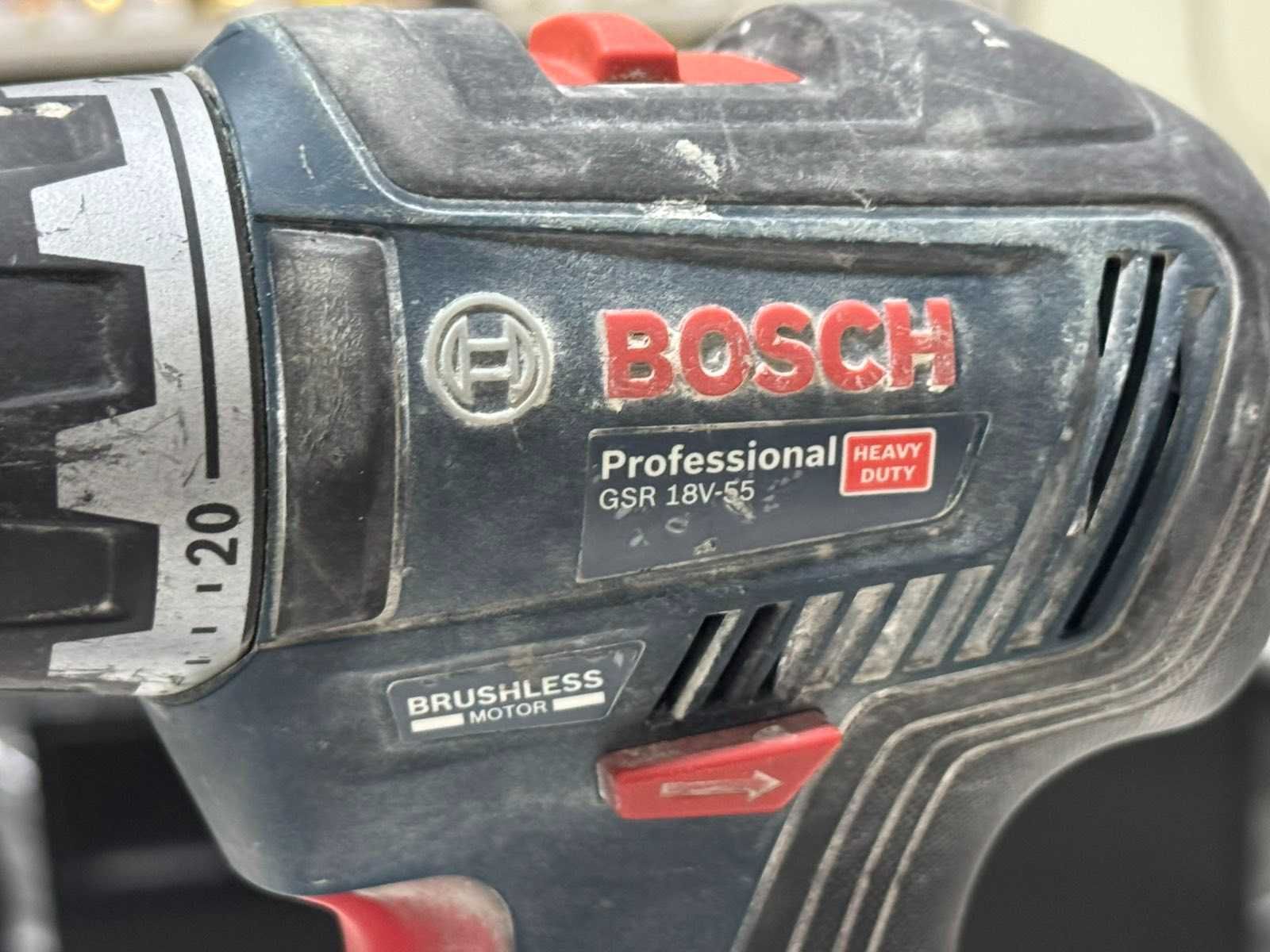 Винтоверт BOSCH GSR 18V-55 с батерия / без зарядно