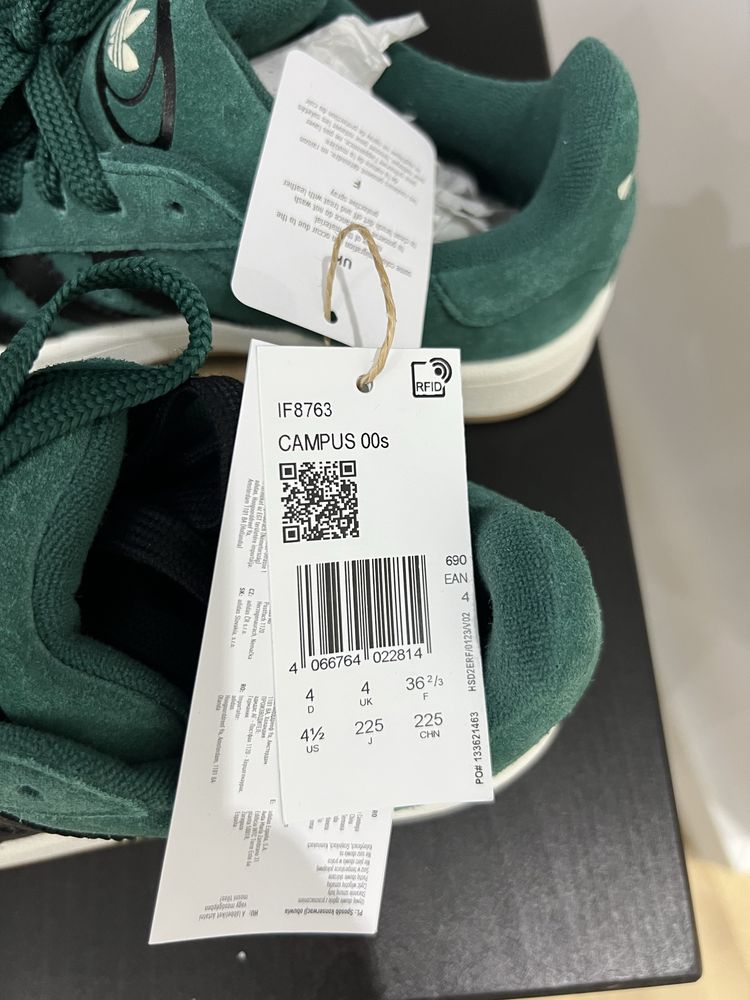 Adidas Campus verzi 37 si Pantofi Stiletto Musette 36